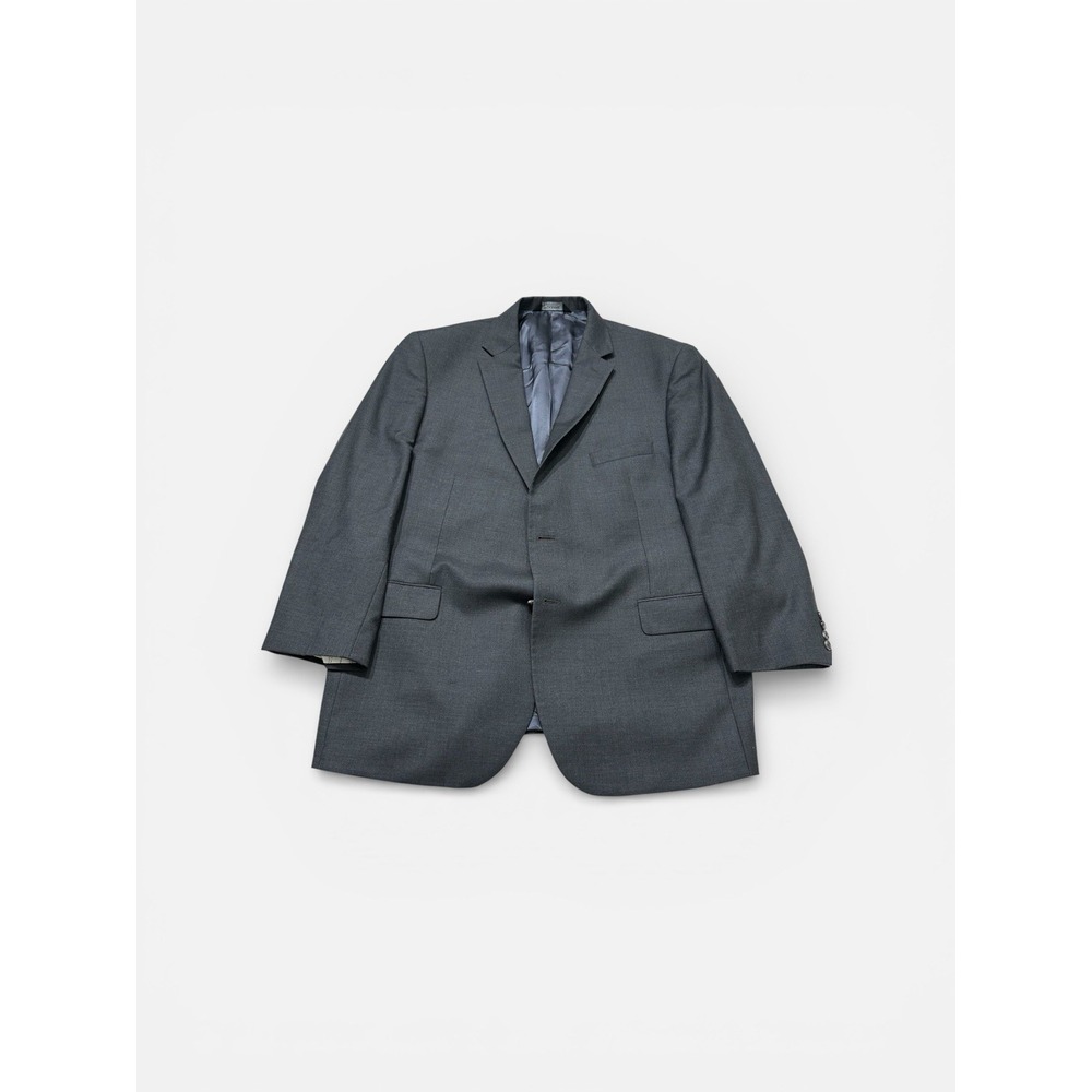 Jos A Bank Signature Chelsea Blazer 48R Gray 100% Wool Tailored Fit